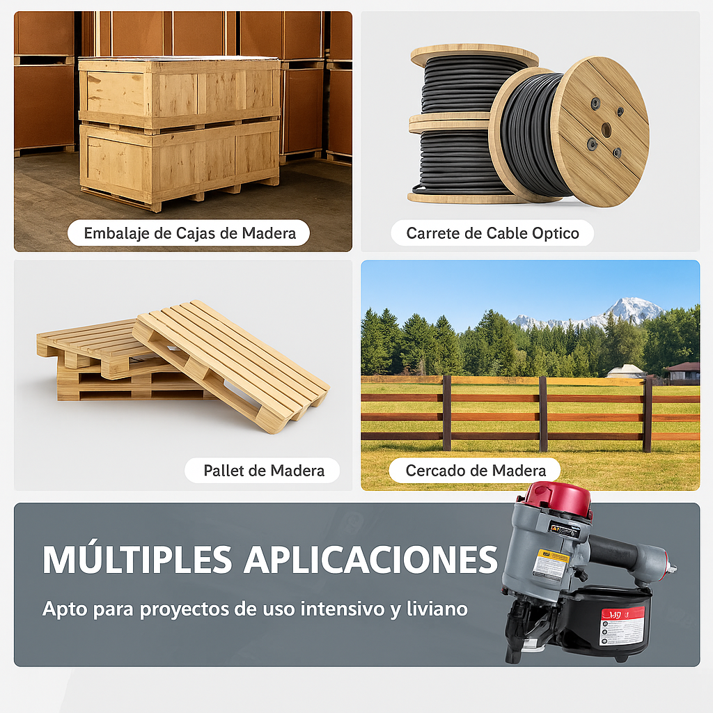 Clavadora Neumática CN70 Meite - Para Montaje de Pallets y Cajas