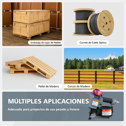 Clavadora Neumática CN55 Meite - Para Palets de Madera